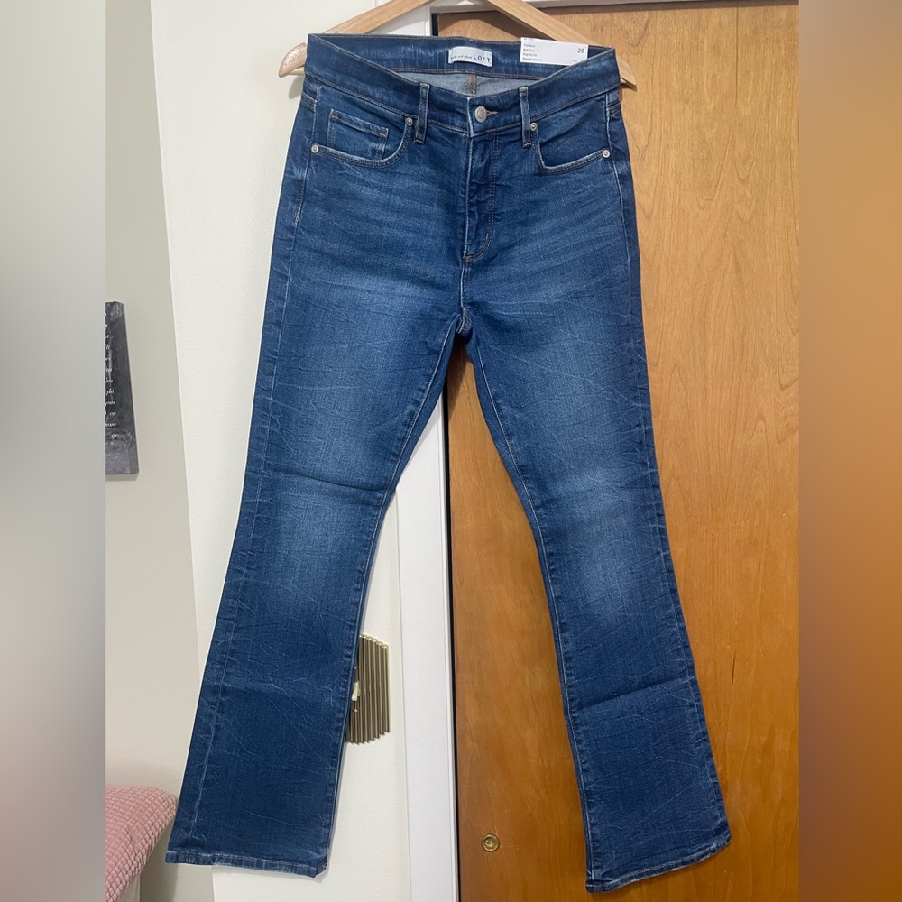 LOFT Midrise Bootcut Jean, 28
